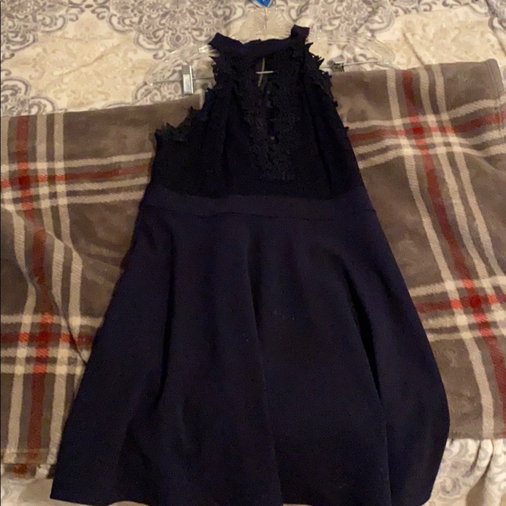 Dark blue dress